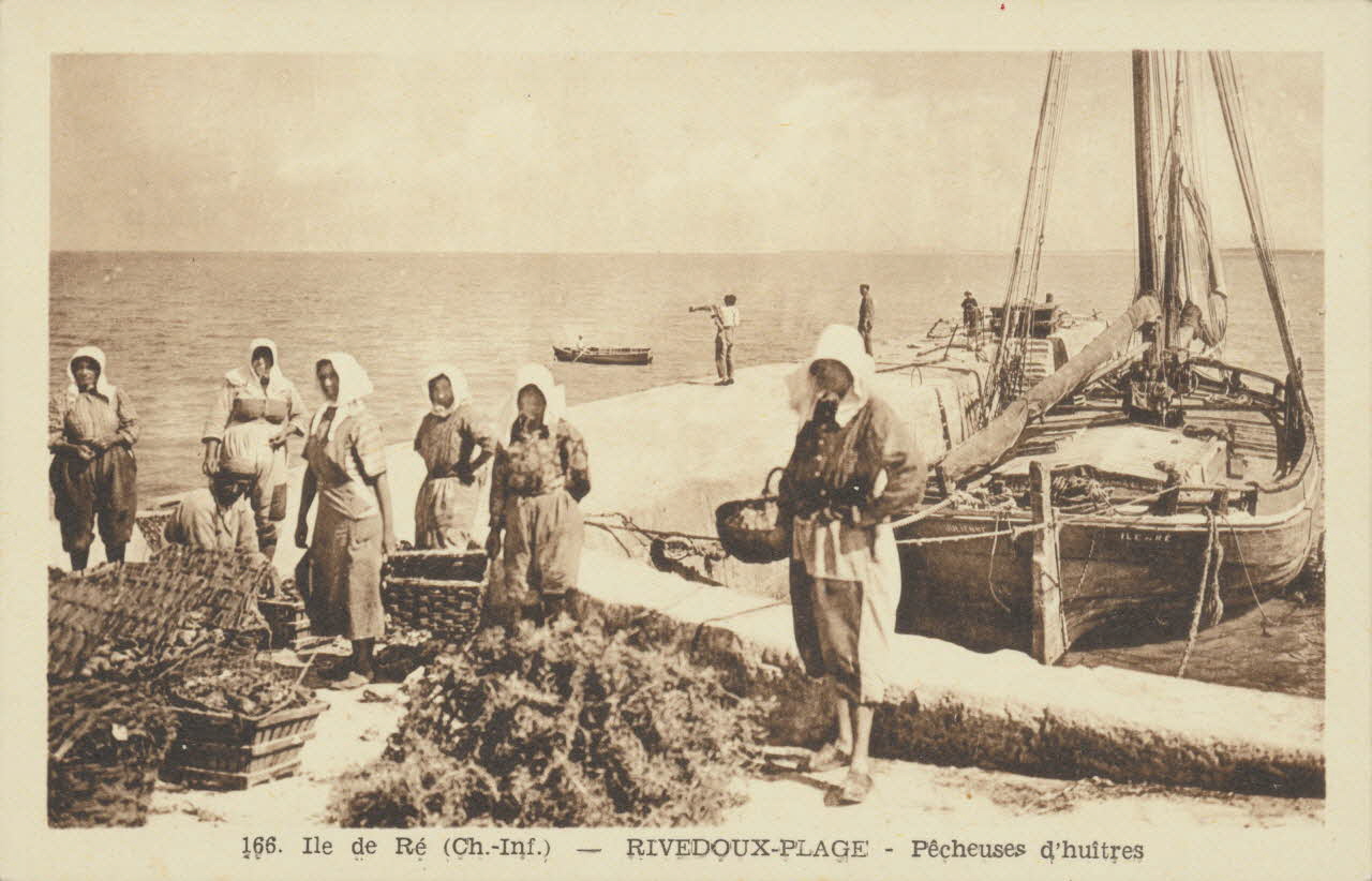 carte postale PECHEUSES D'HUITRES Charente-Maritime 1903-1920 010485 Photo