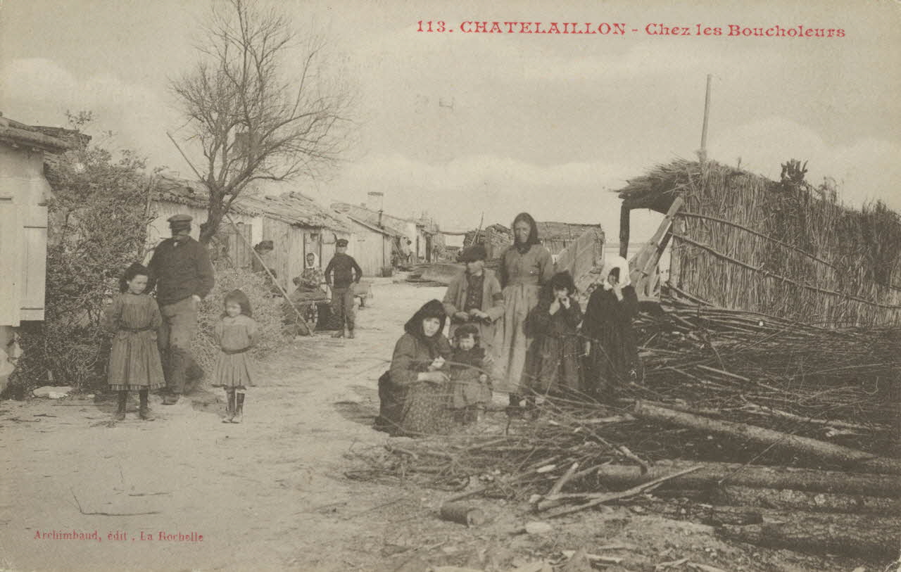 carte postale CHEZ LES BOUCHOLEURS Charente-Maritime 1908 010497 Photo