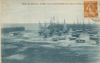 carte postale ILE D'OLERON. PORT DE LA COTINIERE Charente-Maritime 1903-1920 010534  Photo