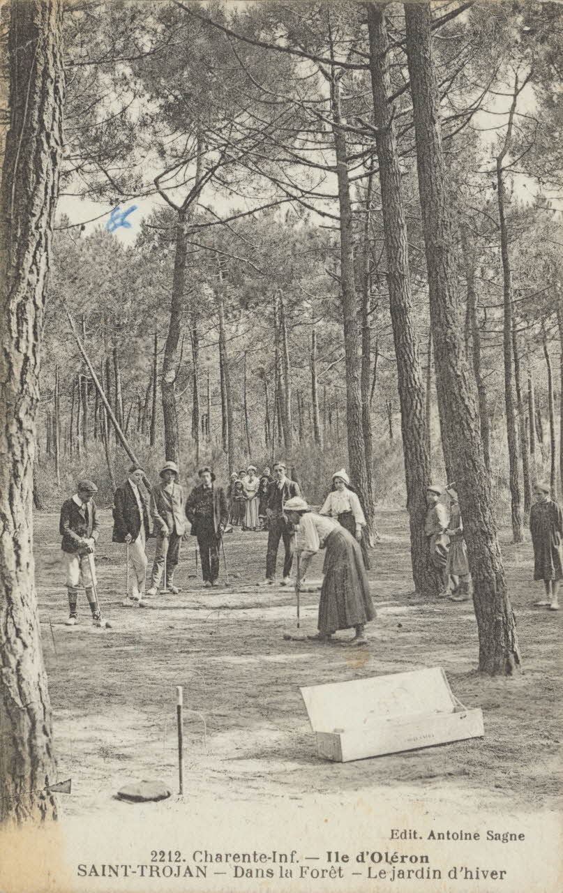 carte postale LE JARDIN D'HIVER Charente-Maritime 1903-1920 010620 Photo