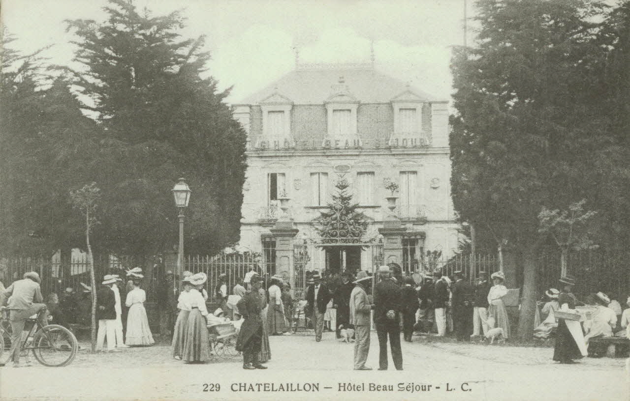 carte postale HOTEL BEAU SEJOUR Charente-Maritime 1903-1920 010628 Photo
