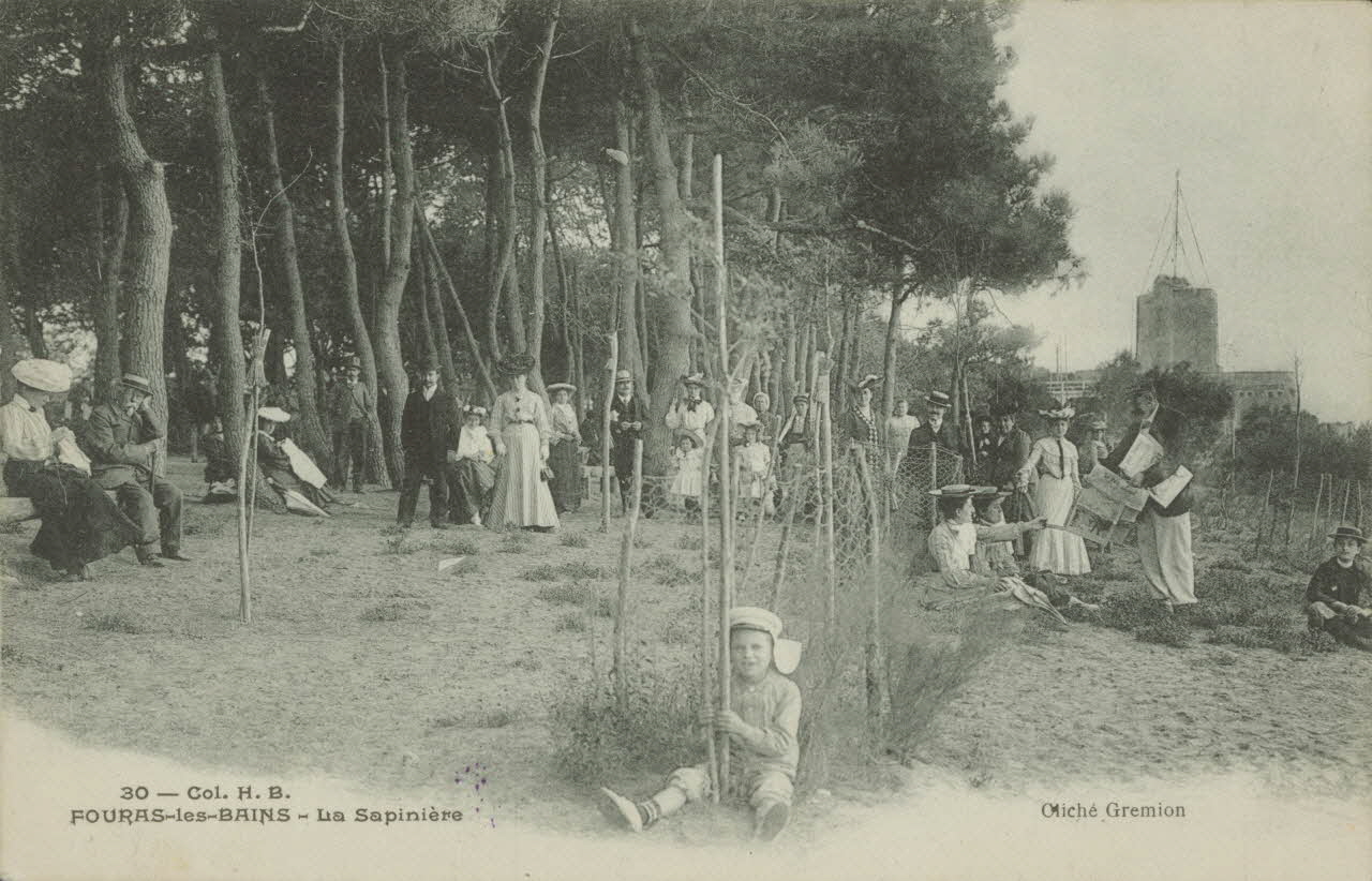 carte postale LA SAPINIERE Charente-Maritime 1903-1920 010630 Photo