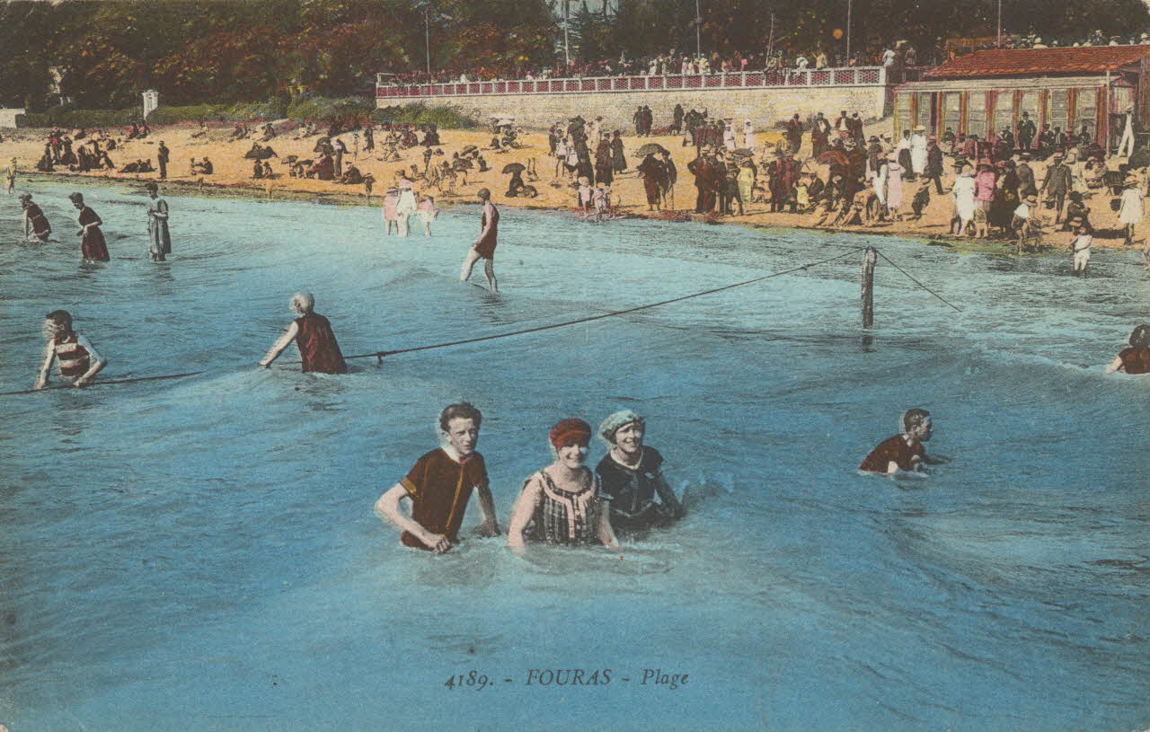 carte postale PLAGE Charente-Maritime 1922 010632 Photo