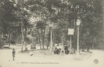 carte postale L'OASIS SOUS LES CHENES VERTS Charente-Maritime 1903-1920 010640  Photo