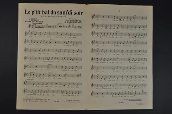 partition de musique petit format 1969.88.161  Photo Mucem