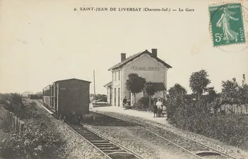 carte postale LA GARE Charente-Maritime 1903-1920 010987 Photo