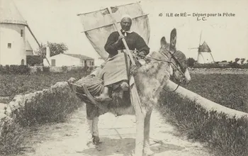 carte postale DEPART POUR LA PECHE 1903-1920 010999 Photo