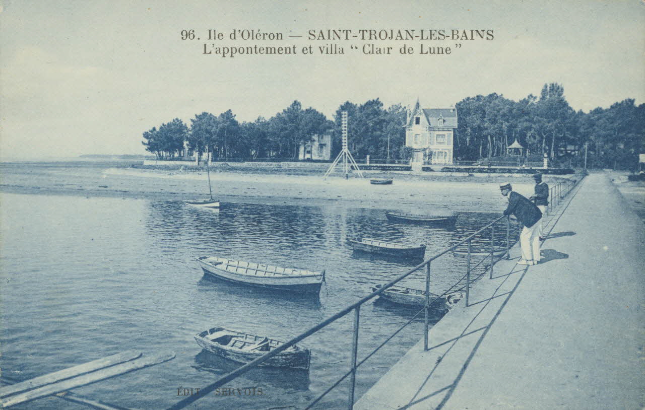 carte postale APPONTEMENT, VILLA CLAIR DE LUNE Charente-Maritime 1903-1920 011016 Photo