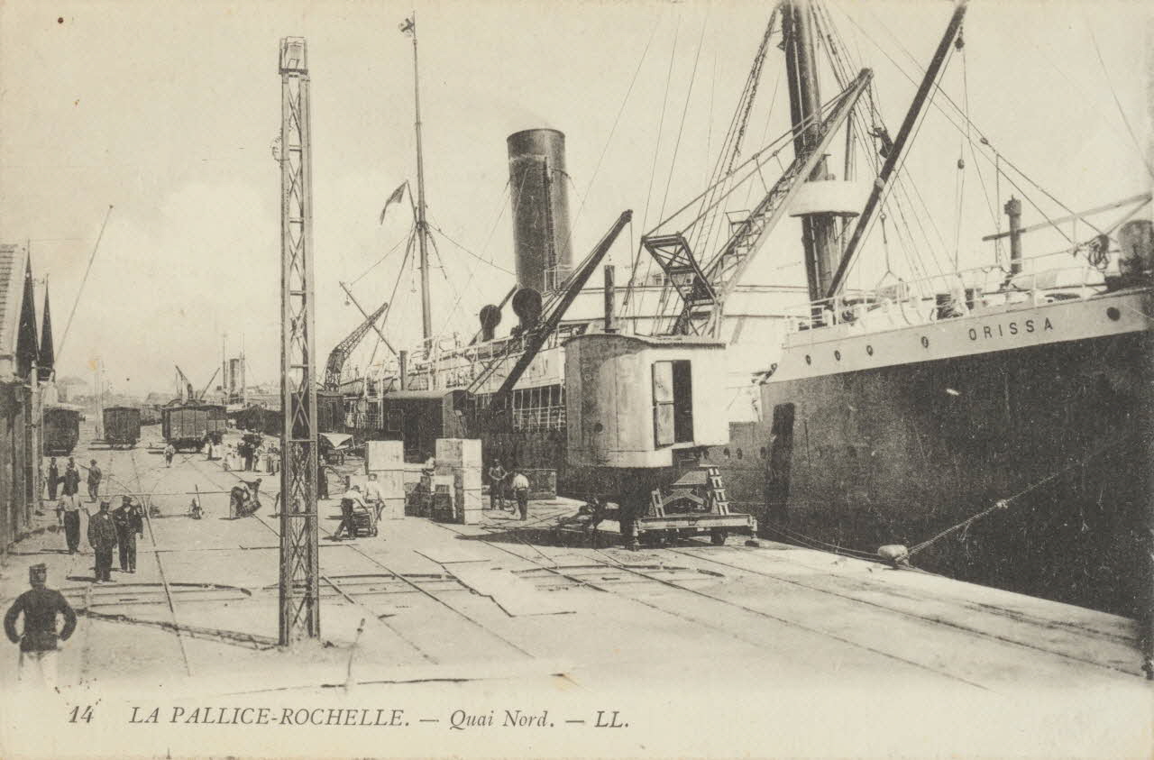 carte postale QUAI NORD Charente-Maritime 1916 011025 Photo