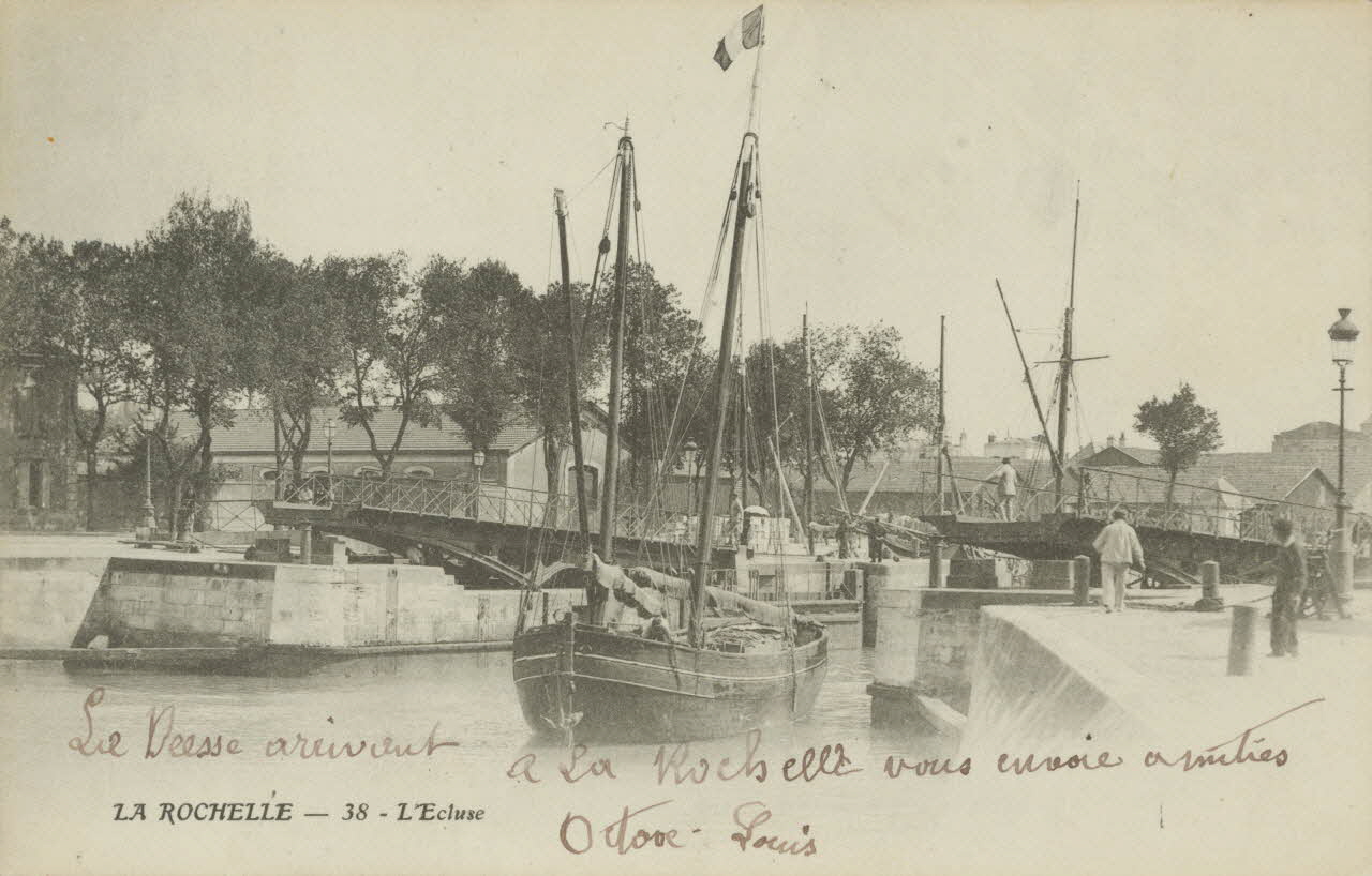 carte postale L'ECLUSE Charente-Maritime 1902 011030 Photo
