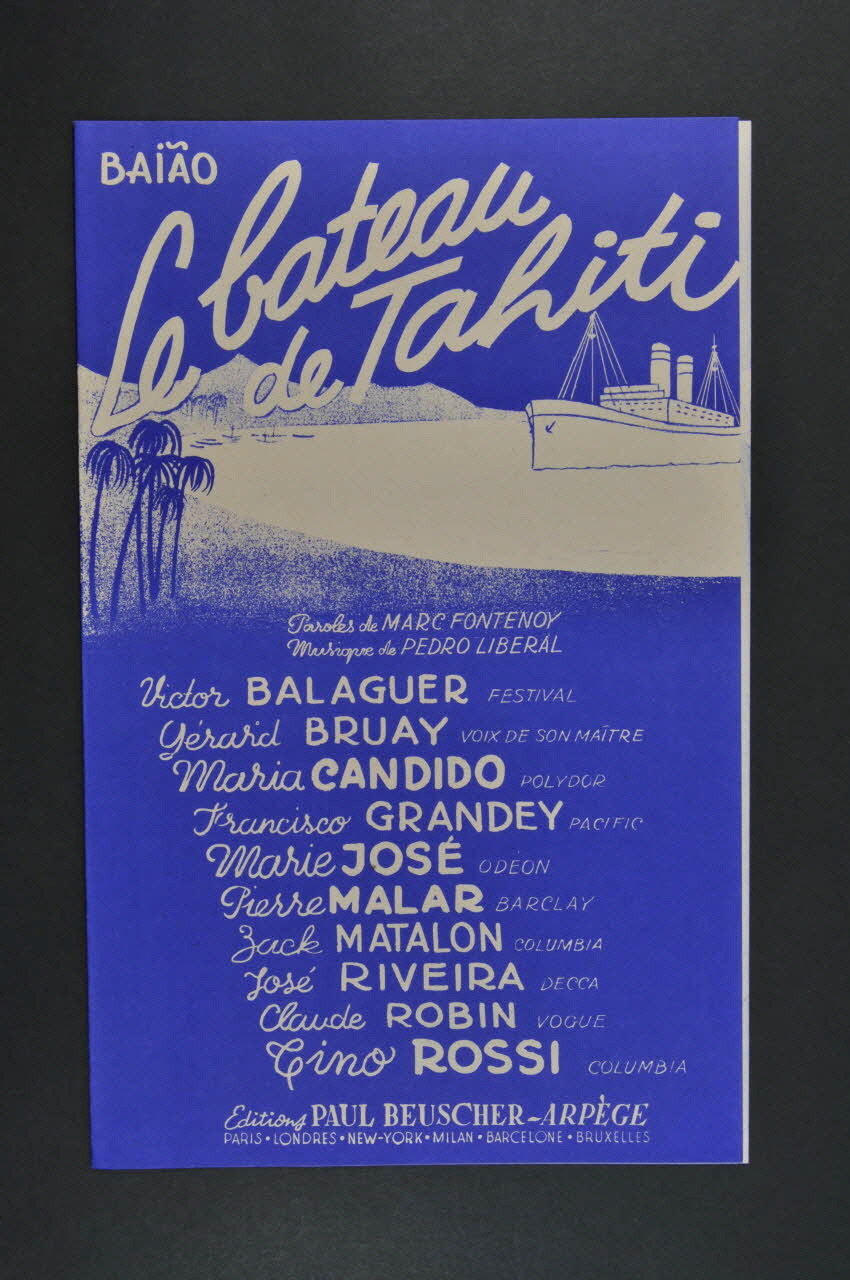 partition de musique petit format 1969.88.17 Photo Mucem