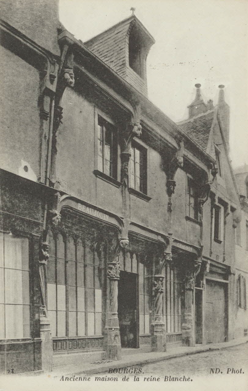 carte postale MAISON DE LA REINE BLANCHE Cher 1903-1920 011343 Photo