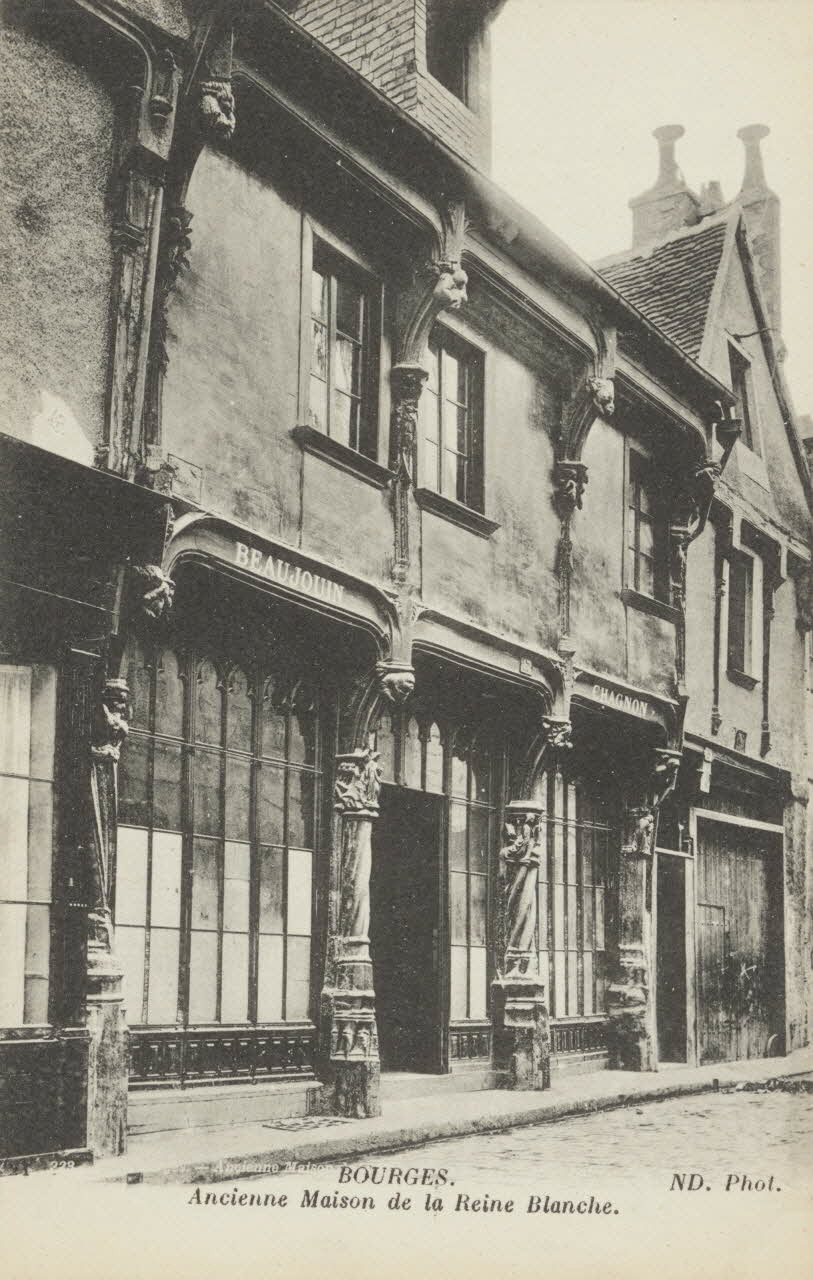 carte postale MAISON DE LA REINE BLANCHE Cher 1903-1920 011344 Photo