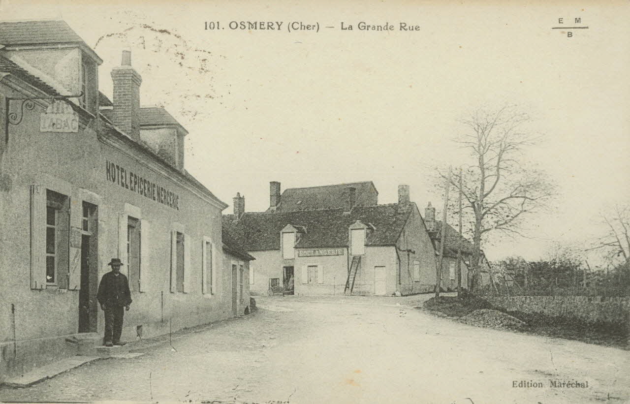 carte postale LA GRANDE RUE Cher 1903-1920 011357 Photo