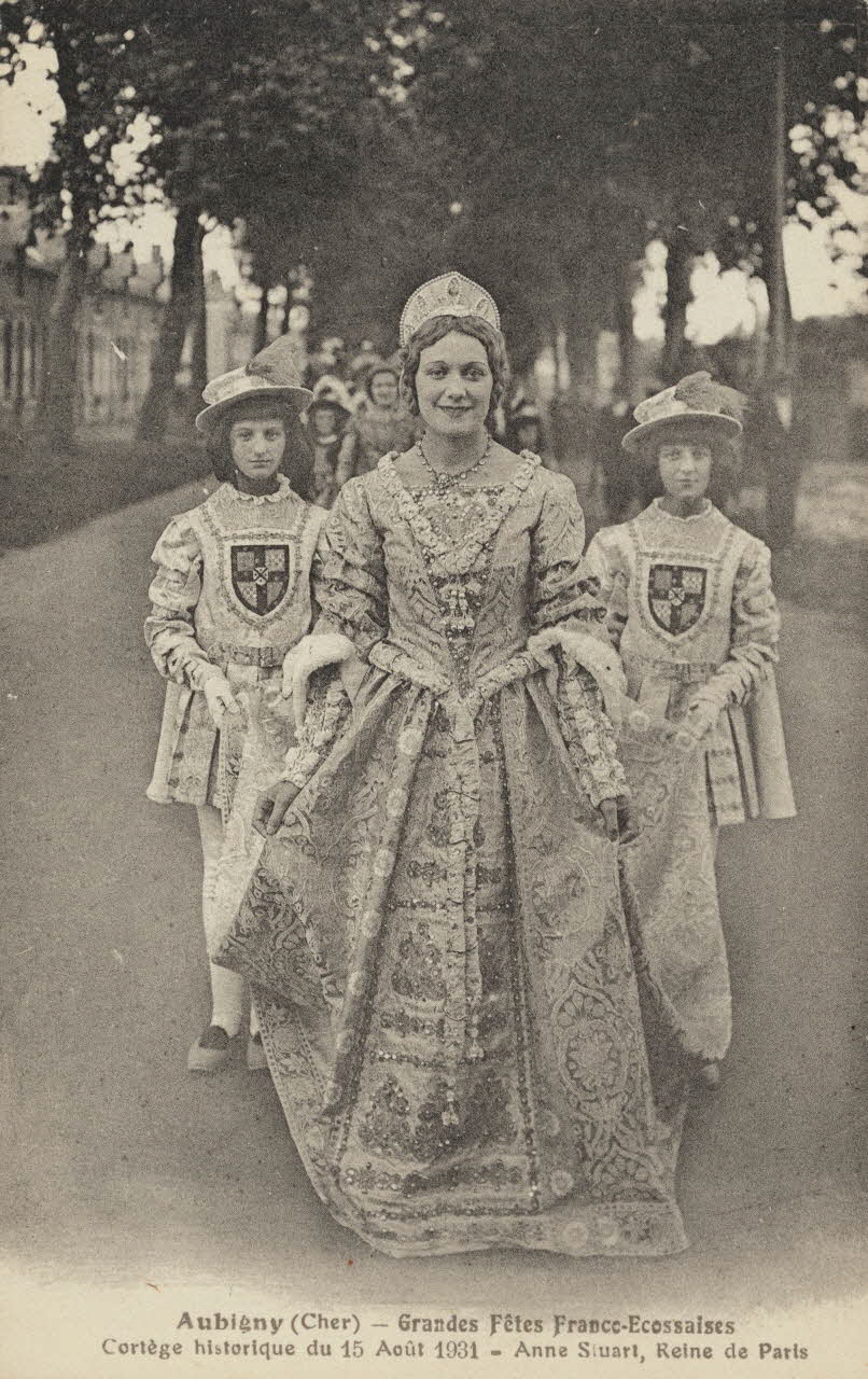 carte postale FETES FRANCO-ECOSSAISES Cher 1931 011406 Photo