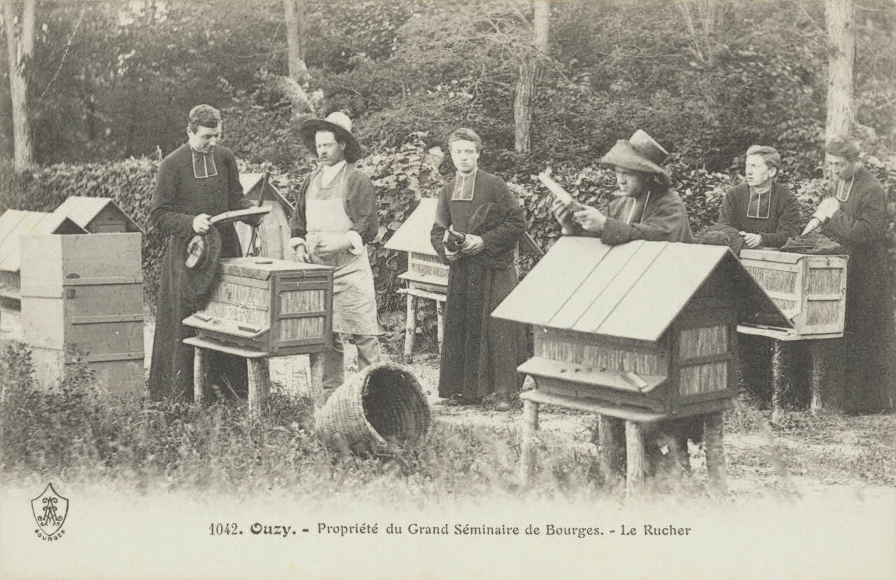 carte postale GRAND SEMINAIRE. LE RUCHER Cher 1903-1920 011447 Photo