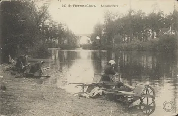 carte postale LAVANDIERES Cher 1910 011449 Photo