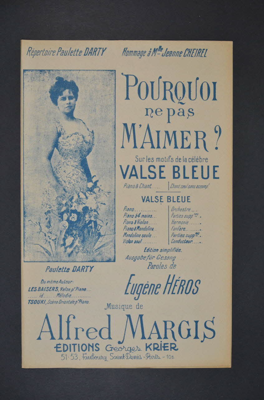 chanson petit format 1969.88.172 Photo Mucem