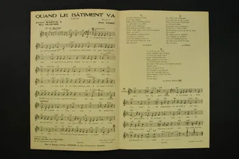 Jacques Mareuil ; Jack Ledru ; Max François ; Maurice Chevalier ; Annie Cordy ; Paul Beuscher, Editions chanson petit format 1953 1969.88.174 Photo Mucem