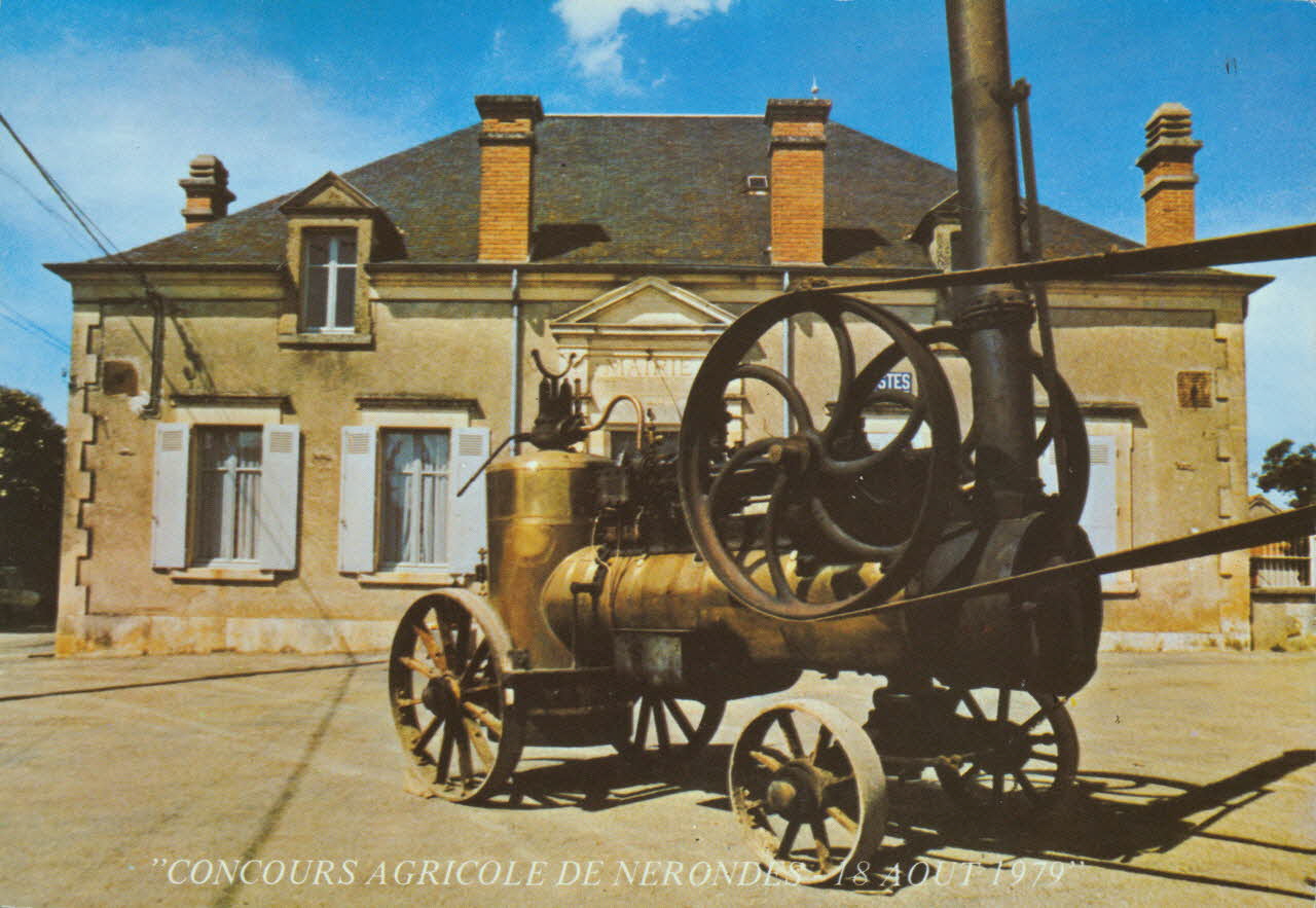 carte postale CONCOURS AGRICOLE DU 18 AOUT Cher 1979 011679 Photo