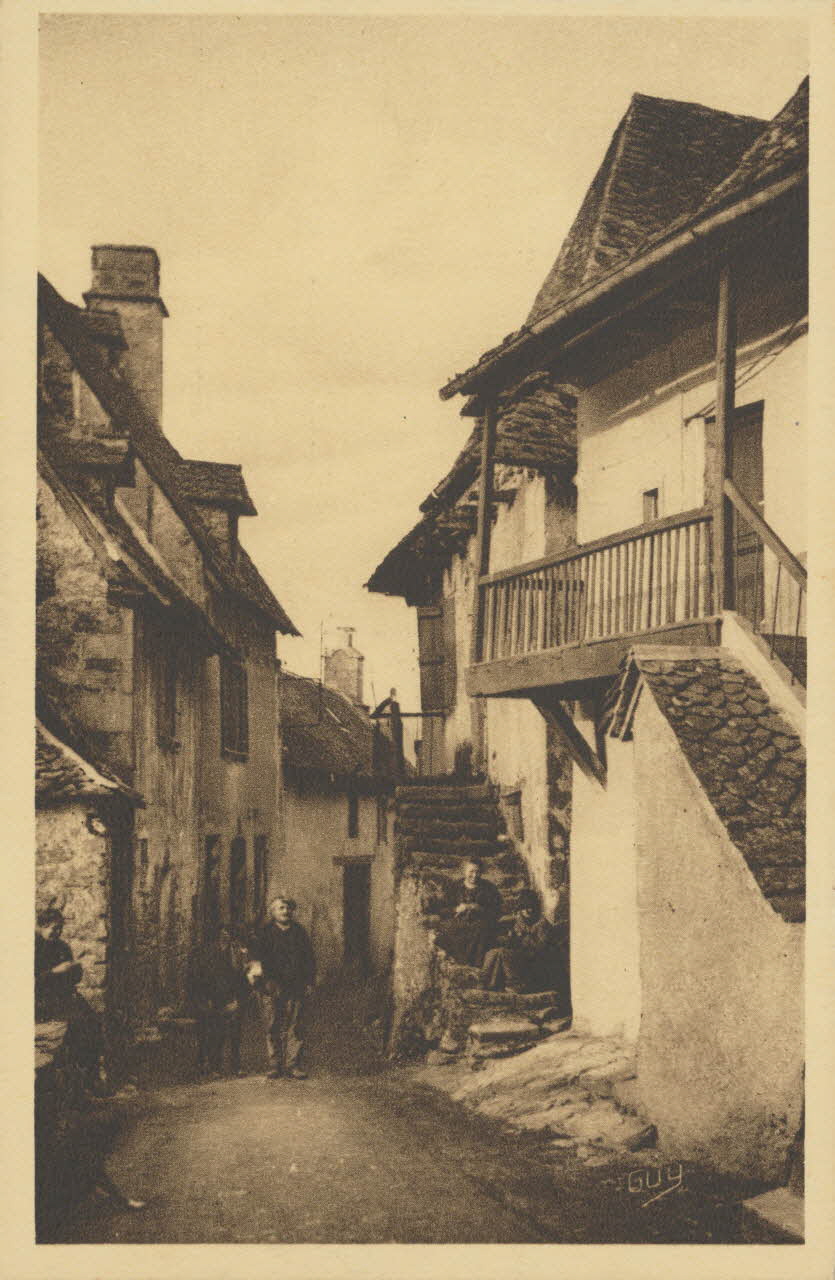 carte postale ARGENTAT-VIEILLE RUE 1950 011848 Photo