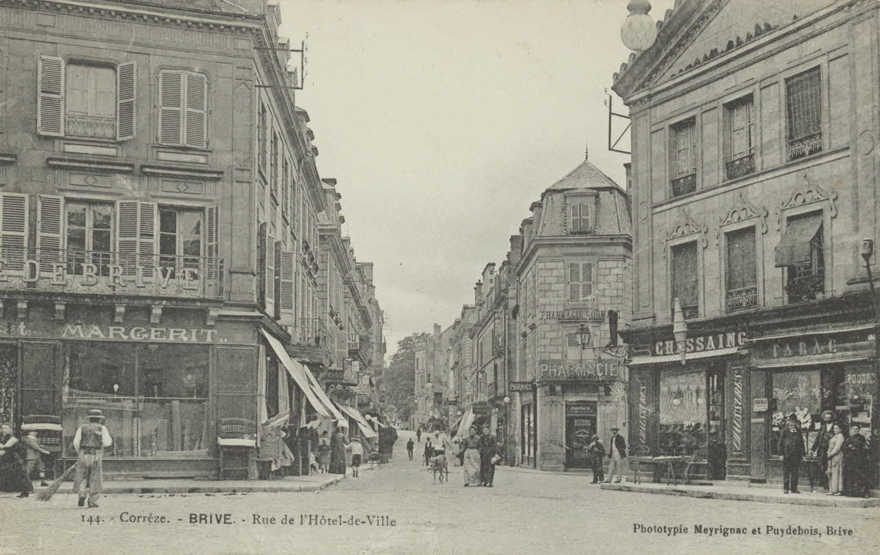 carte postale RUE DE L'HOTEL DE VILLE 1903-1920 011862 Photo
