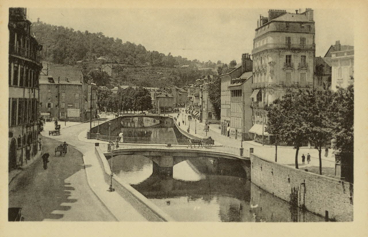 carte postale PONT DE LA MAIRIE ET LES QUAIS 1903-1920 011897 Photo
