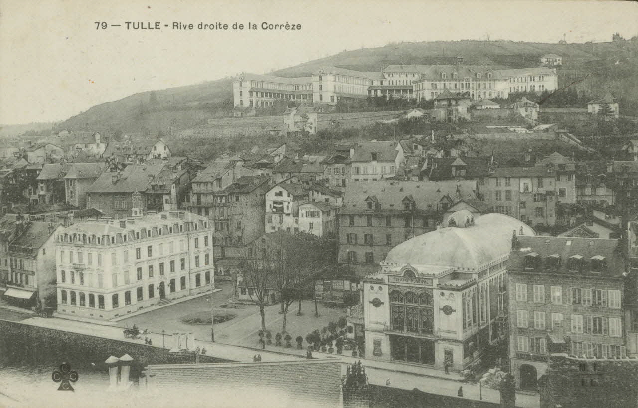 carte postale RIVE DROITE DE LA CORREZE 1904 011898 Photo