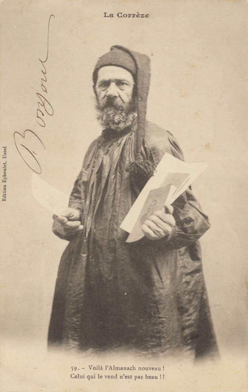 carte postale VOILA L'ALMANACH NOUVEAU] 1900 011908 Photo