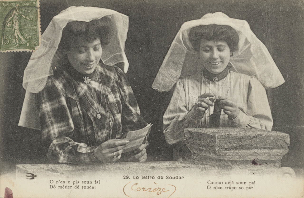 carte postale LO LETTRO DO SOUDAR 1918 011911 Photo