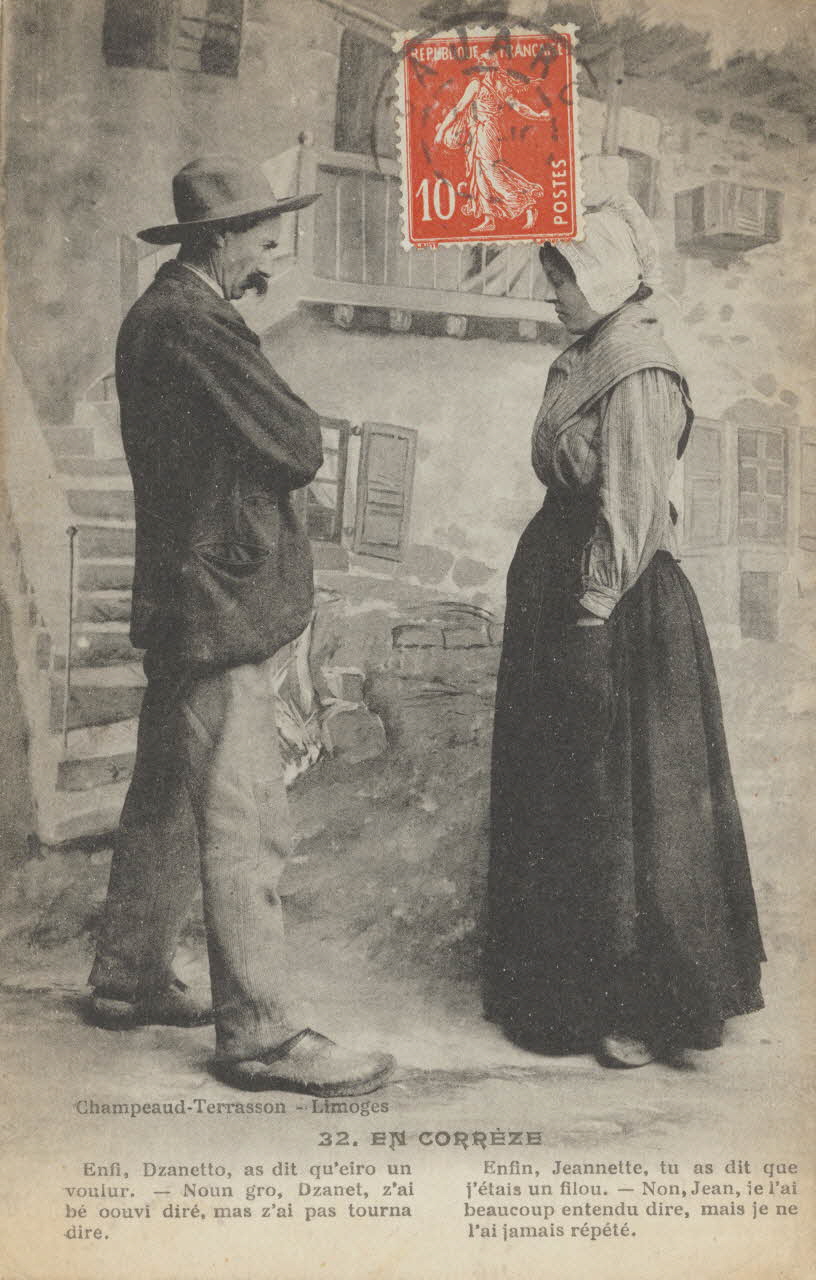 carte postale EN CORREZE 1919 011914 Photo