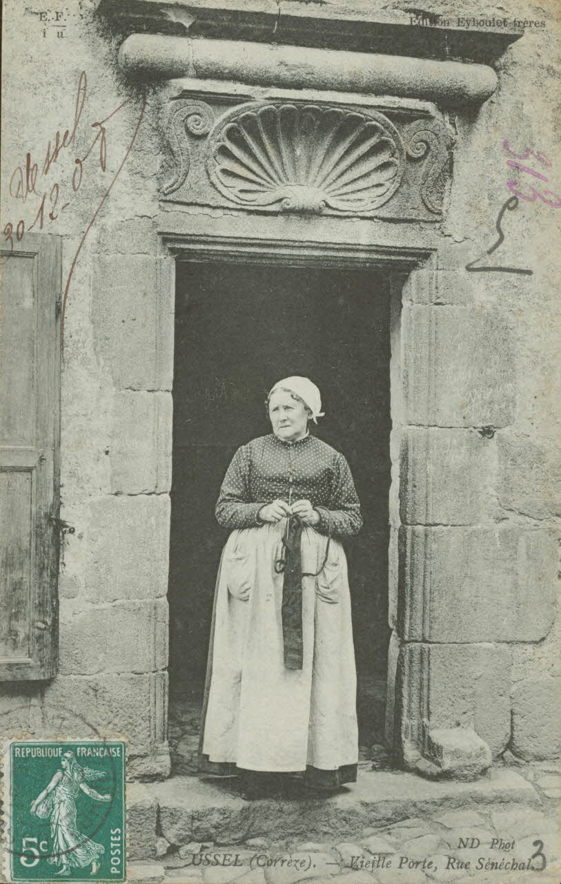 carte postale VIEILLE PORTE, RUE SENECHAL 1906 011924 Photo