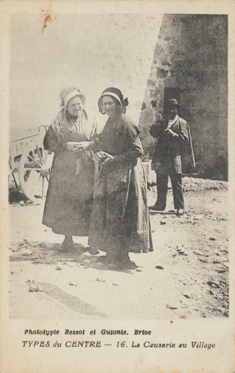 carte postale LA CAUSERIE DU VILLAGE 1931 011935 Photo