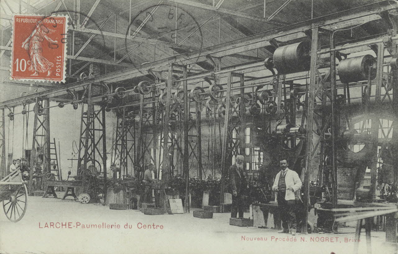 carte postale PAUMELLERIE DU CENTRE 1908 011994 Photo