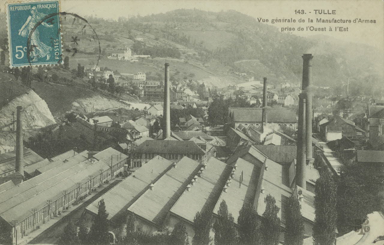 carte postale VUE DE LA MANUFACTURE D'ARMES 1912 012003 Photo