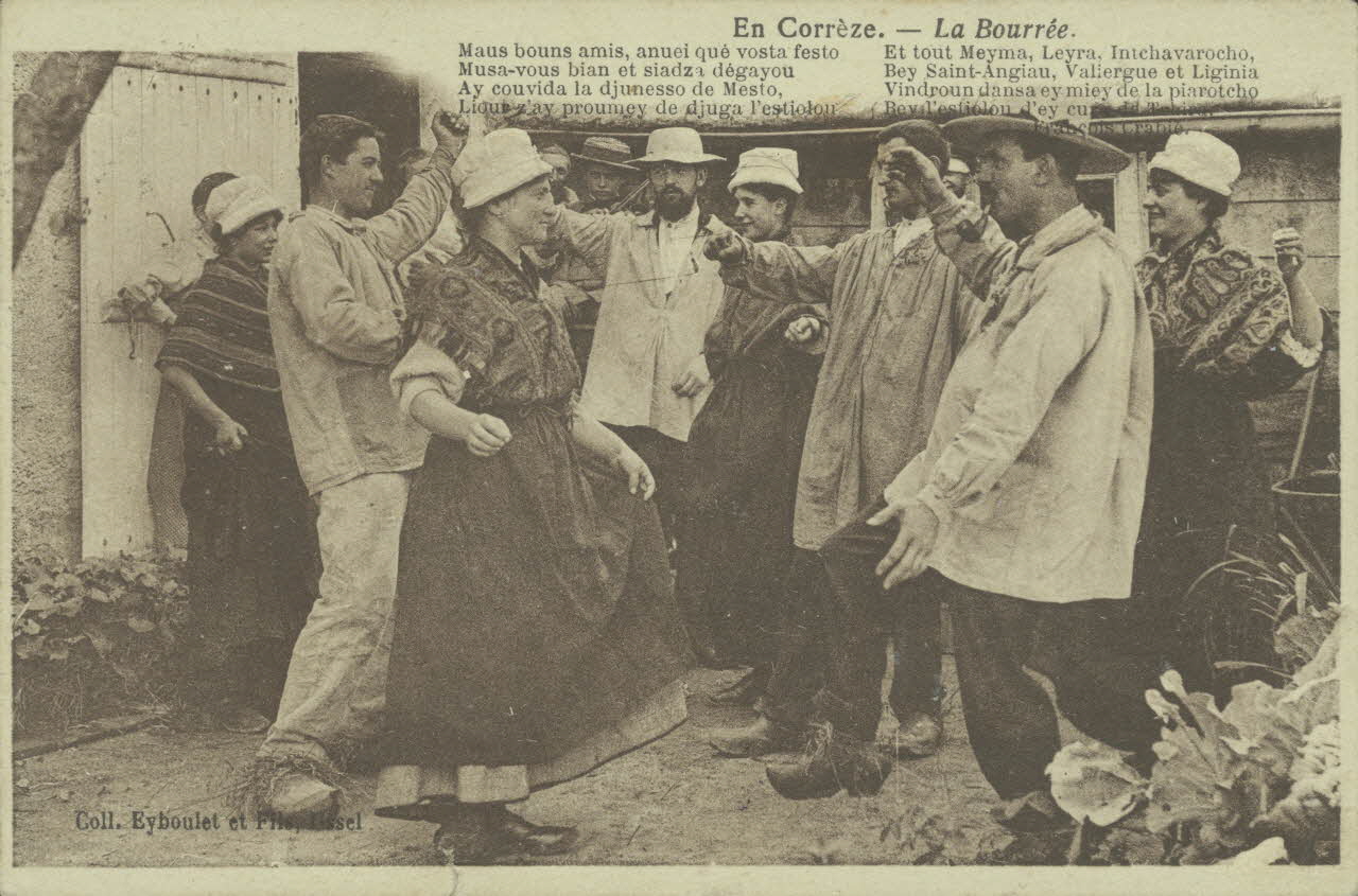 carte postale LA BOURREE 1934 012007 Photo