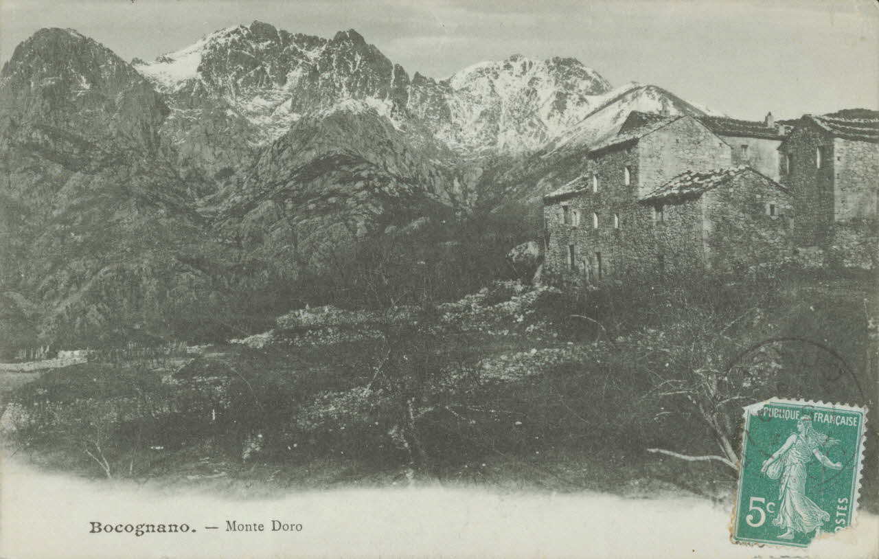 carte postale BOCOGNANO-MONTE DORO 1903-1920 012187  Photo