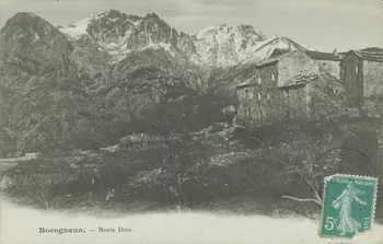 carte postale BOCOGNANO-MONTE DORO 1903-1920 012187 Photo
