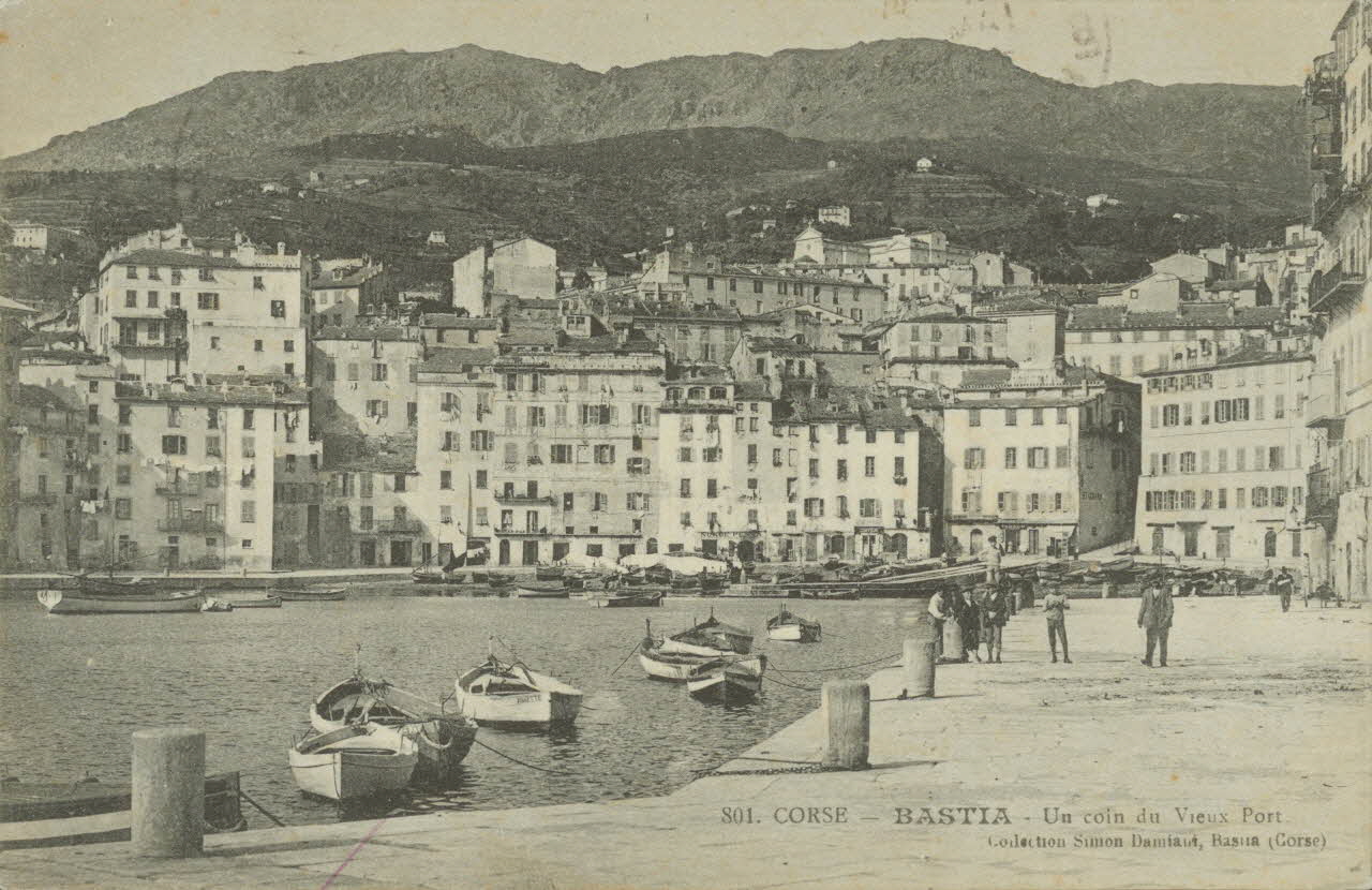 carte postale UN COIN DU VIEUX PORT 1914 012212 Photo