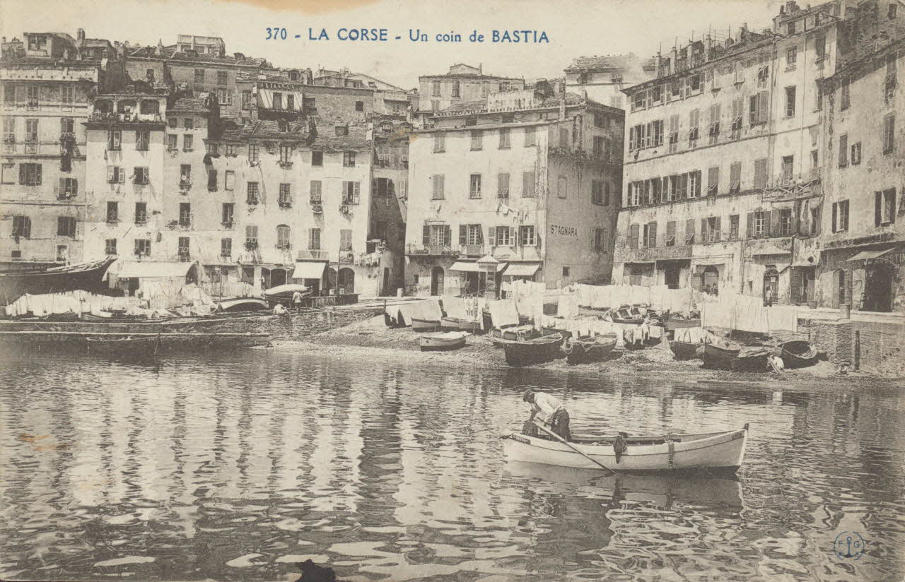 carte postale UN COIN DE BASTIA 1919 012214 Photo