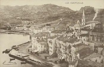 carte postale CALVI 1903-1920 012236 Photo