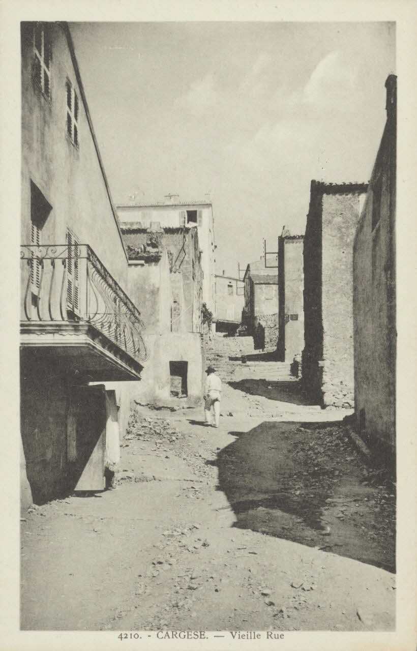 carte postale VIEILLE RUE 1903-1920 012244 Photo