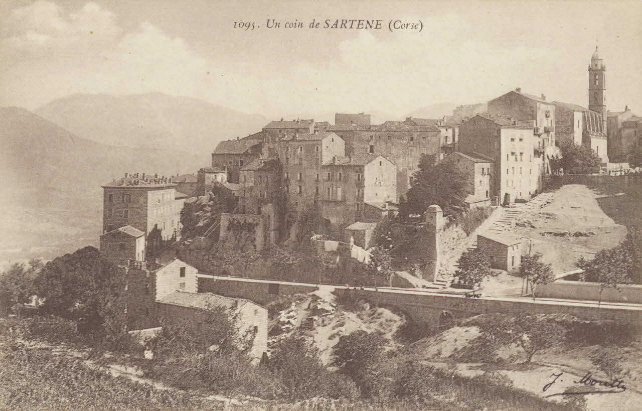 carte postale UN COIN DE SARTENE 1903-1920 012261 Photo