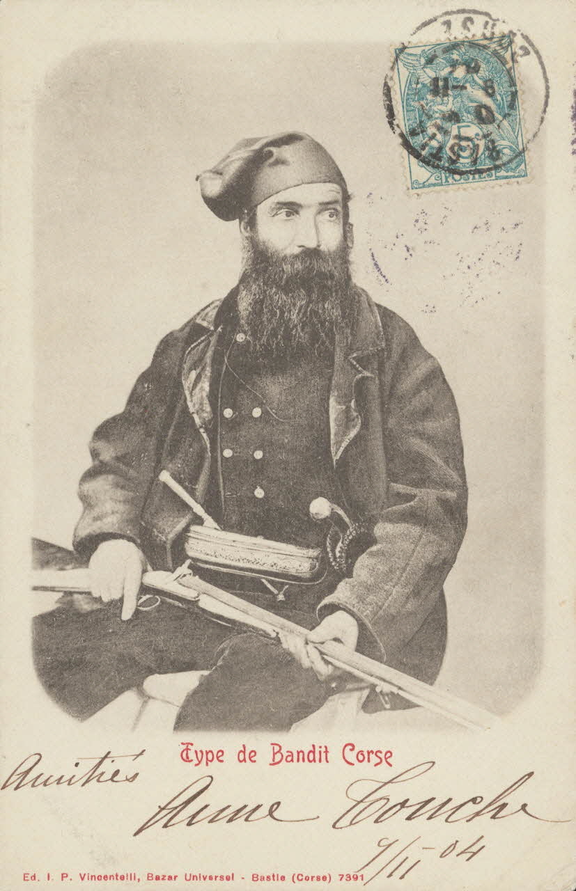 carte postale TYPE DE BANDIT CORSE 1904 012317 Photo