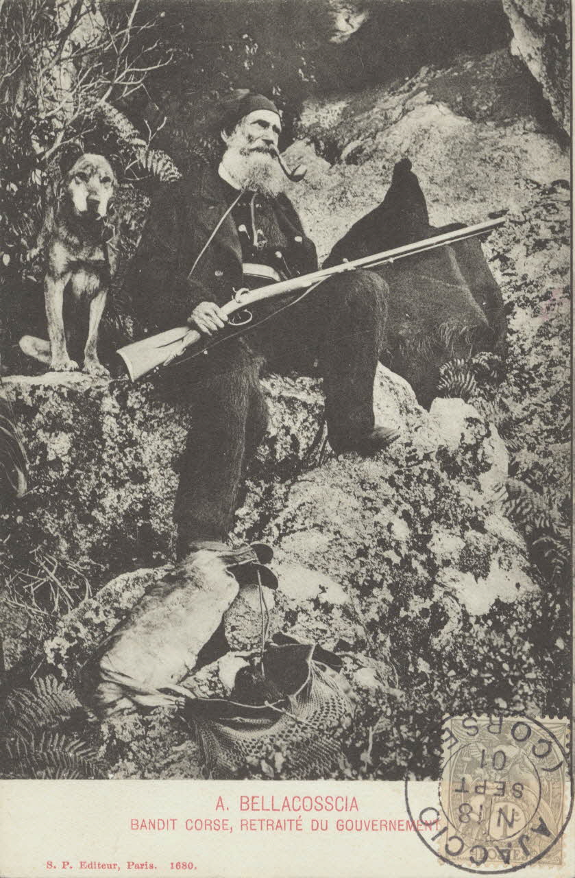 carte postale A. BELLACOSSCIA-BANDIT CORSE 1901 012323 Photo