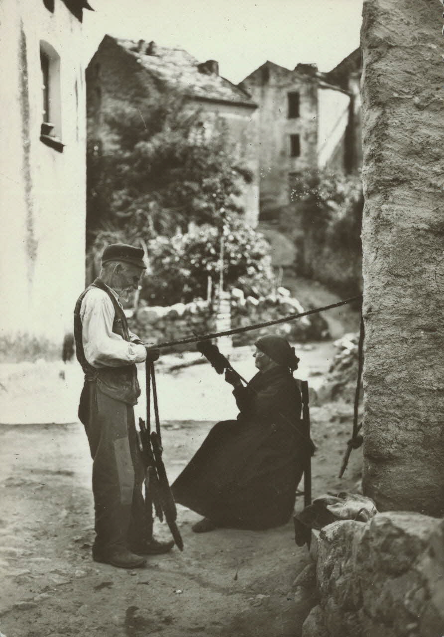 carte postale CORDAGE DE LA "FUNA" 1950 012333 Photo