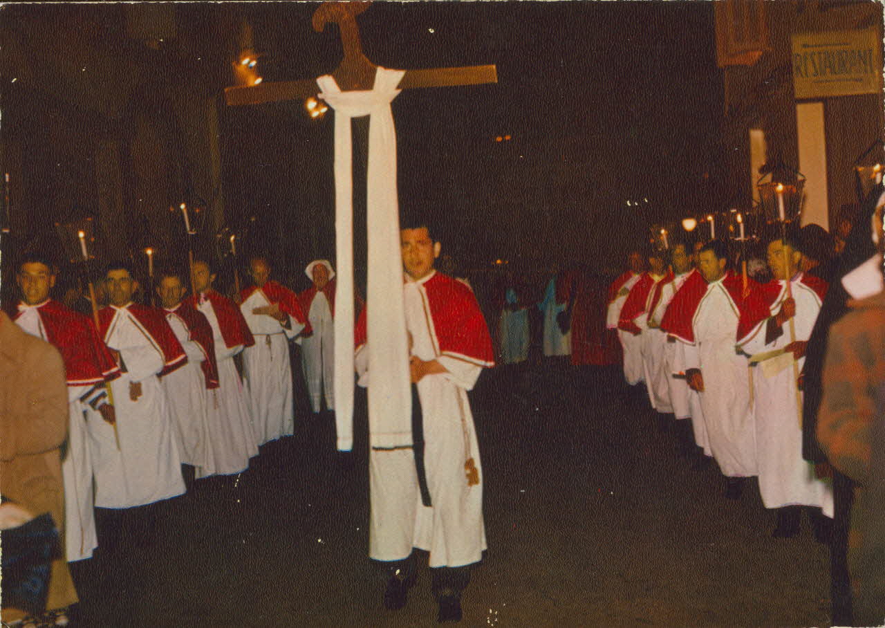 carte postale LA PROCESSION DU CATENACCIU 1950 012351 Photo