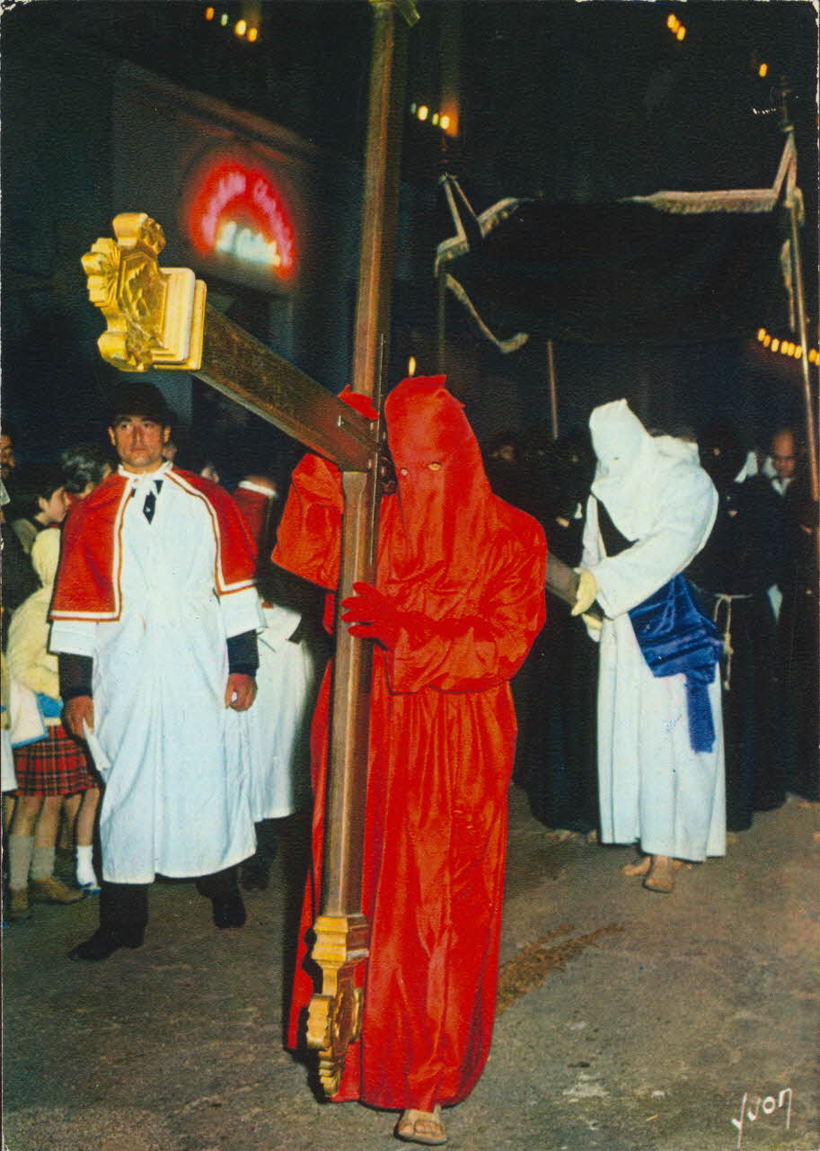 carte postale LA PROCESSION DU CATENACCIU 1950 012352 Photo