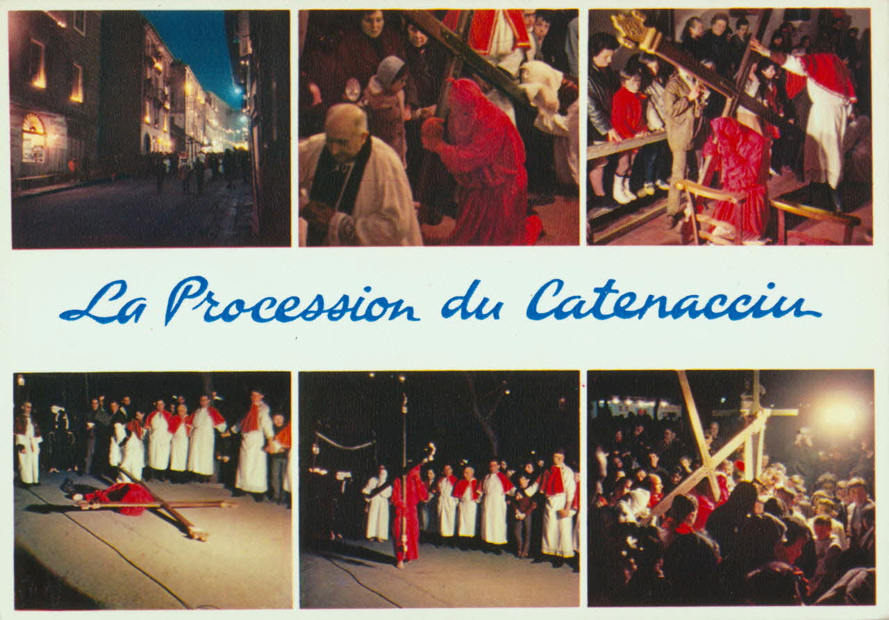 carte postale LA PROCESSION DU CATENACCIU 1950 012354 Photo
