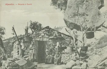 carte postale AJACCIO. BERGERIE A CACALU 1910 012395 Photo